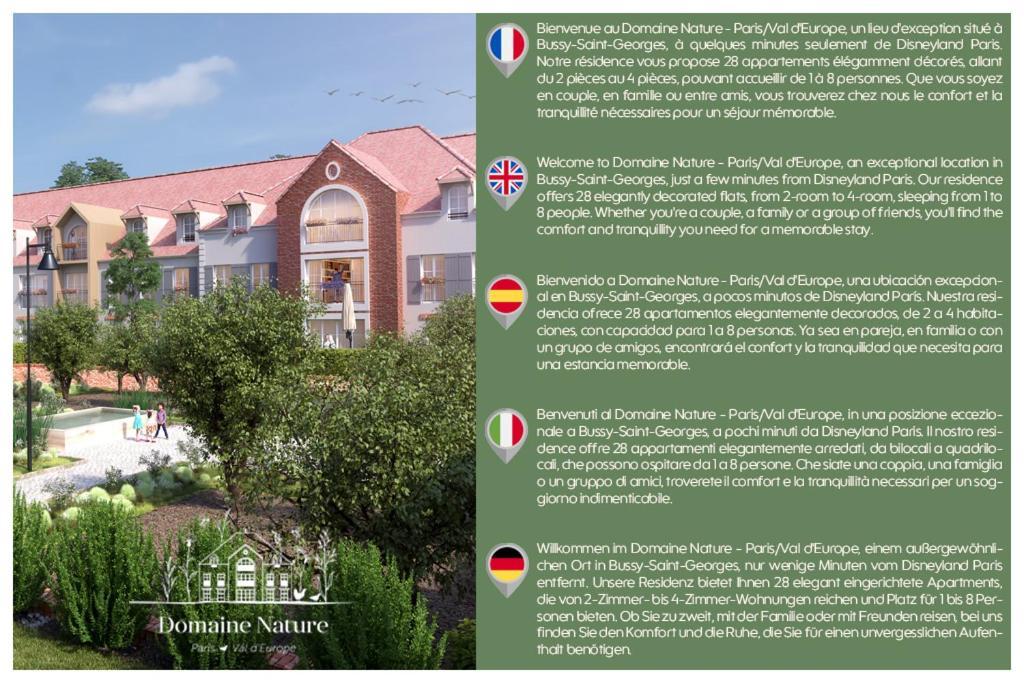 Domaine Nature - Paris/Val D'Europe Bussy-Saint-Georges Zewnętrze zdjęcie